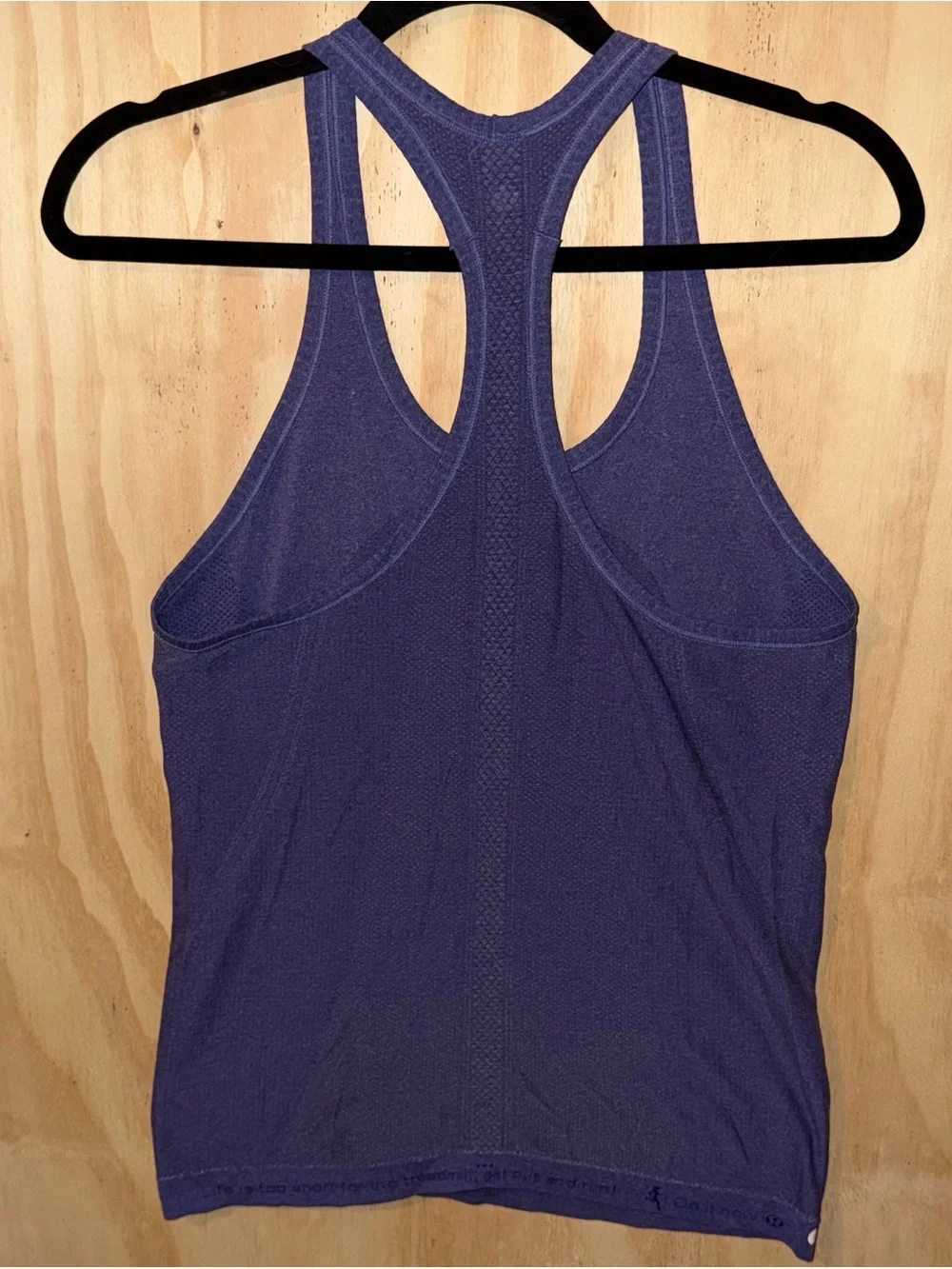 Size 8 Lululemon Womens Dark Purple Swiftly Tech Racerback Tank Top Race EUC